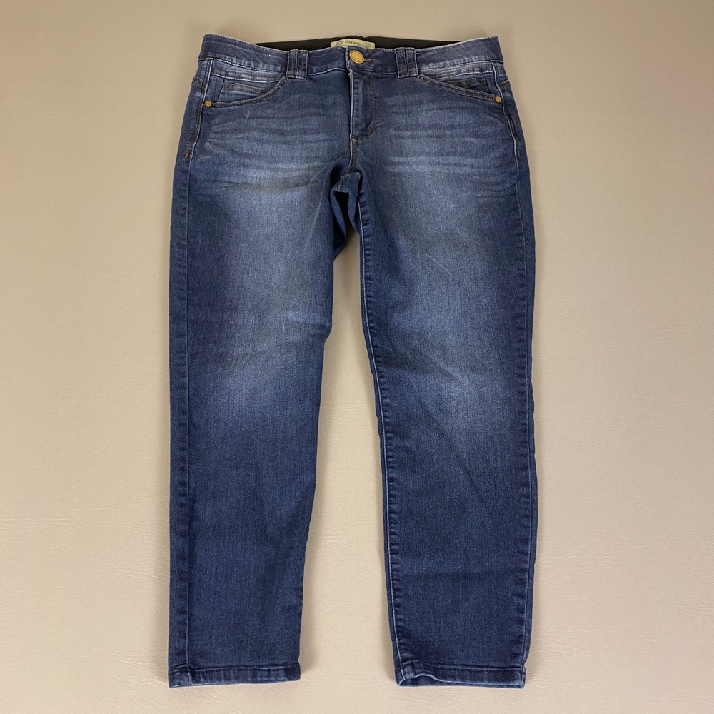 Democracy Women's Indigo Cropped Ankle Jeans
